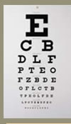 Eye examination chart